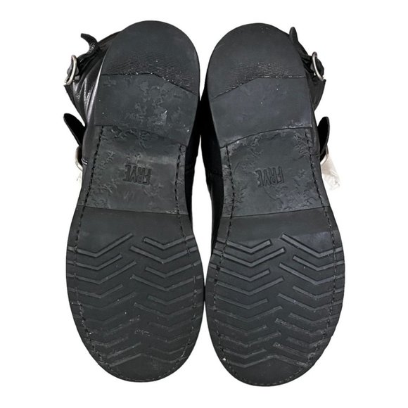 FRYE Veronica Black Leather  Short Boot Size 7.5 - Picture 10 of 12